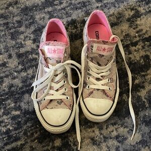 Converse Pink and White Women's Sneakers